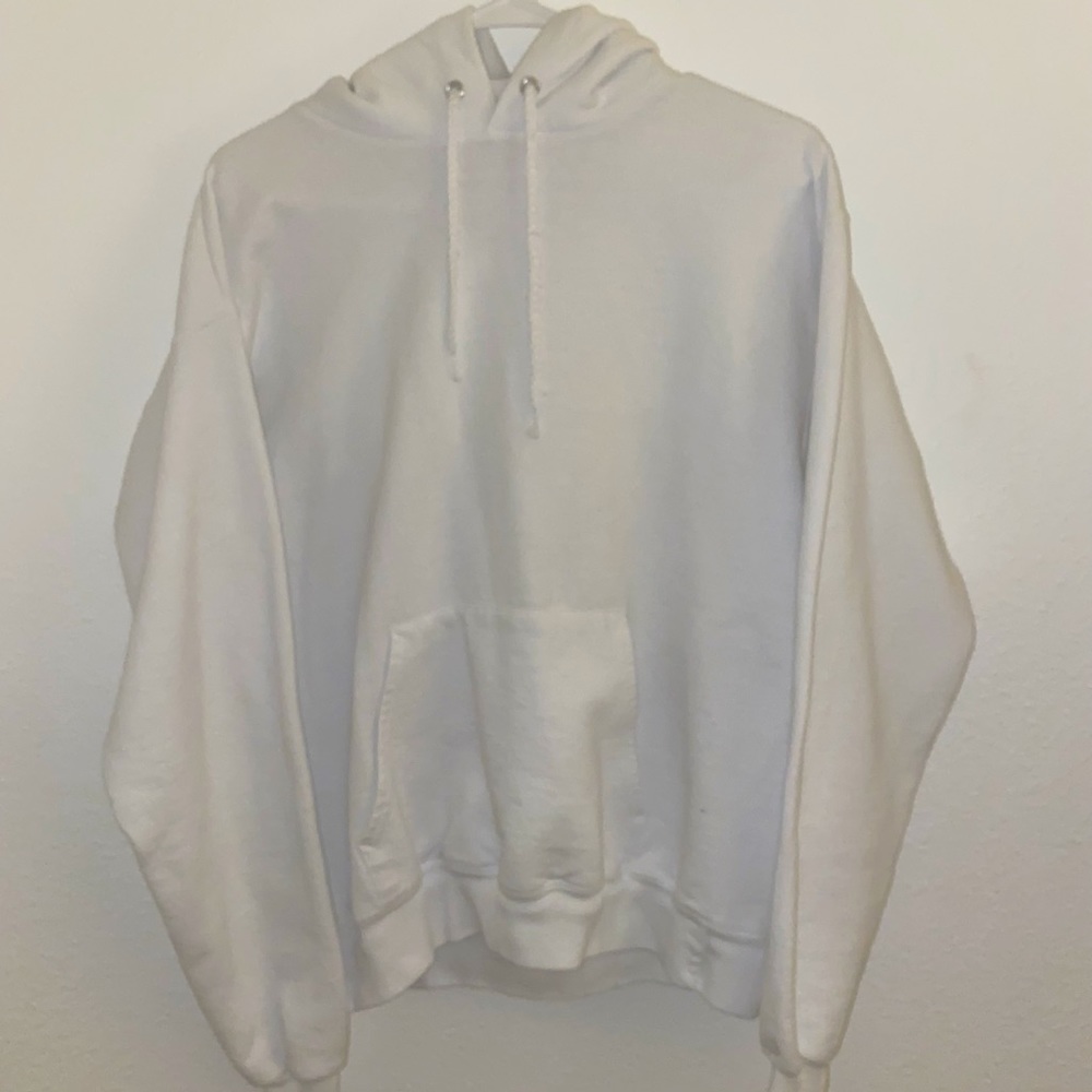 White hoodie